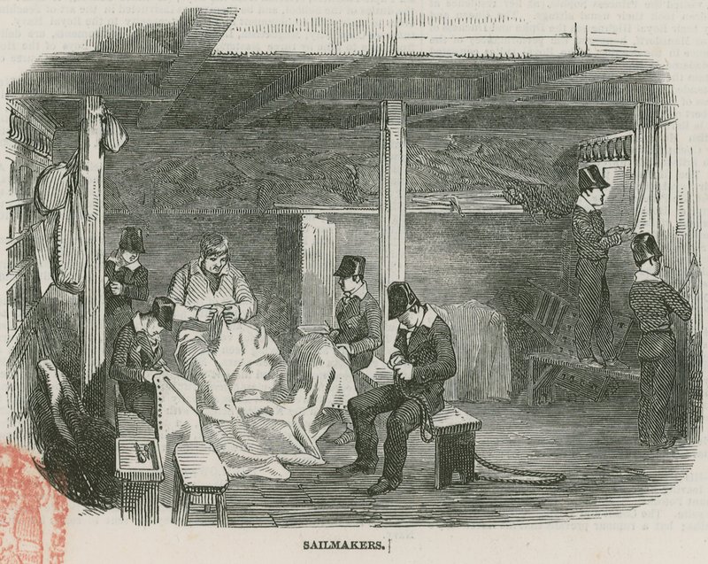 De Greenwich Royal Hospital Schools; Zeilmakers door English School