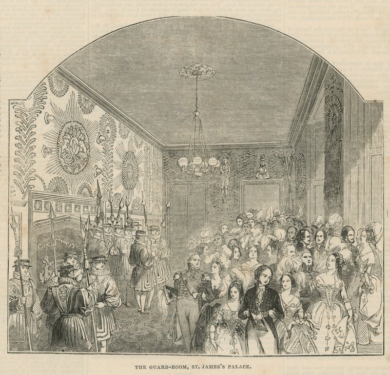 De wachtkamer in St Jamess Palace door English School