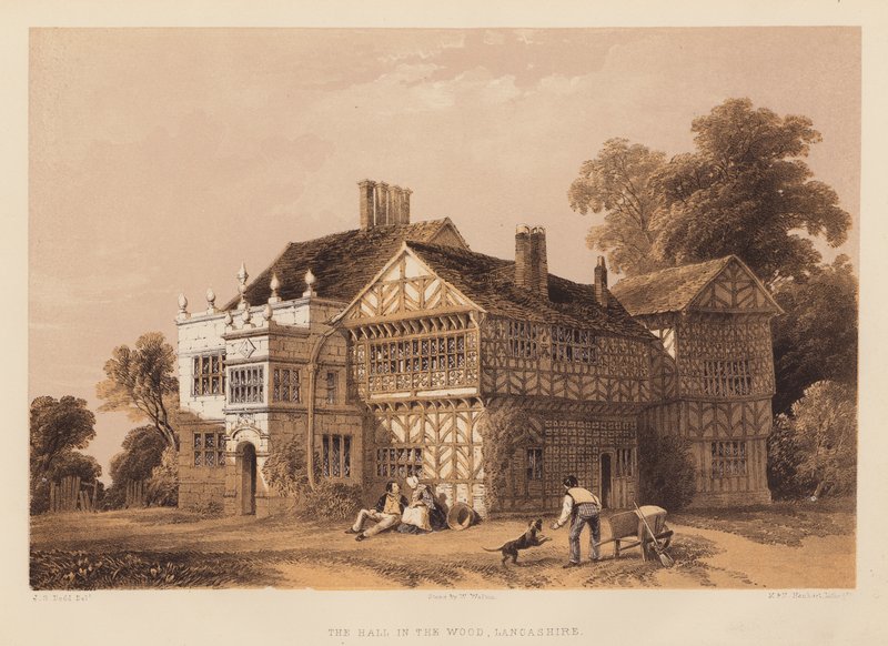The Hall in the Wood, Lancashire door English School