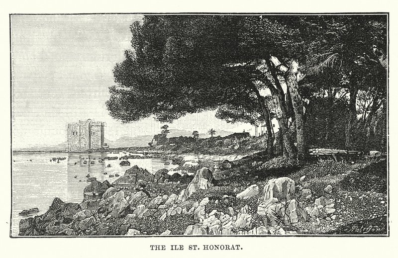 Het Ile St Honorat door English School