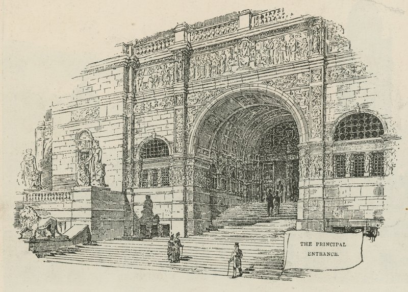 Het Imperial Institute: De hoofdingang door English School