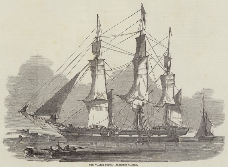 De "James Booth," Aberdeen Clipper door English School