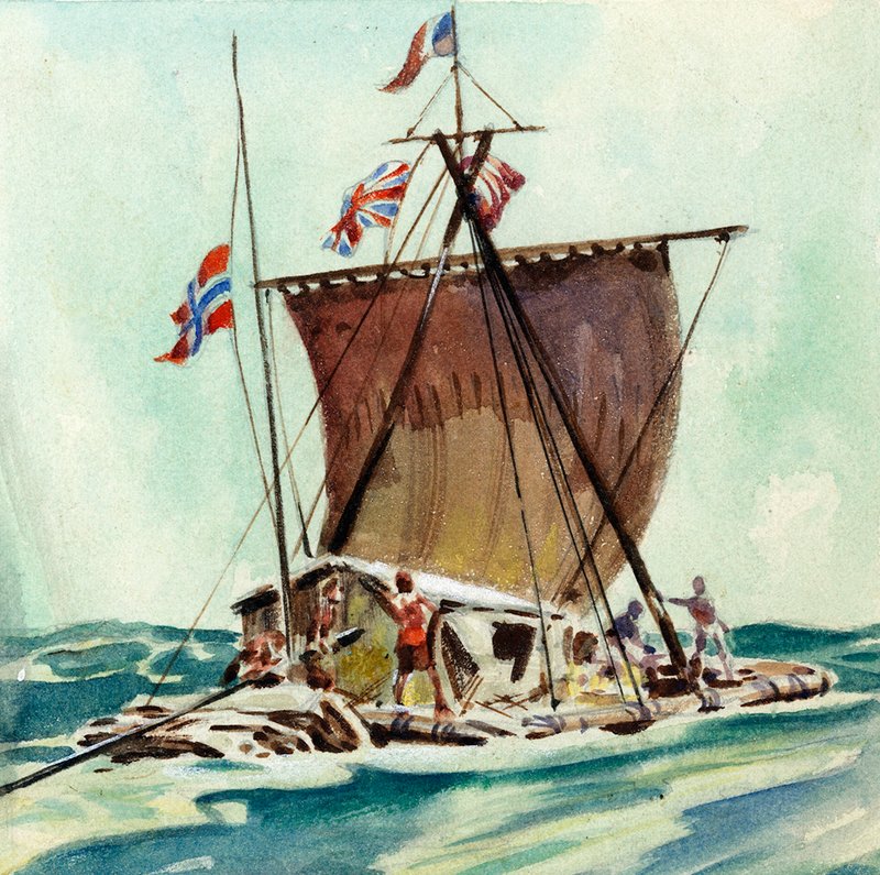 De Kon-tiki door English School