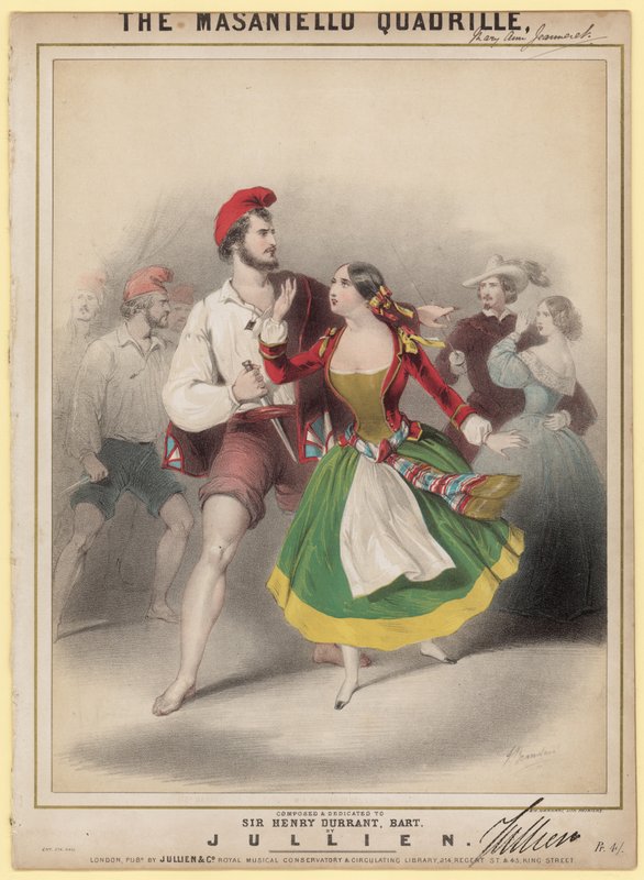 De Masaniello Quadrille door English School