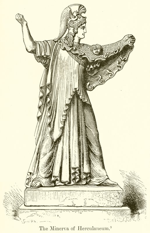 De Minerva van Herculaneum door English School