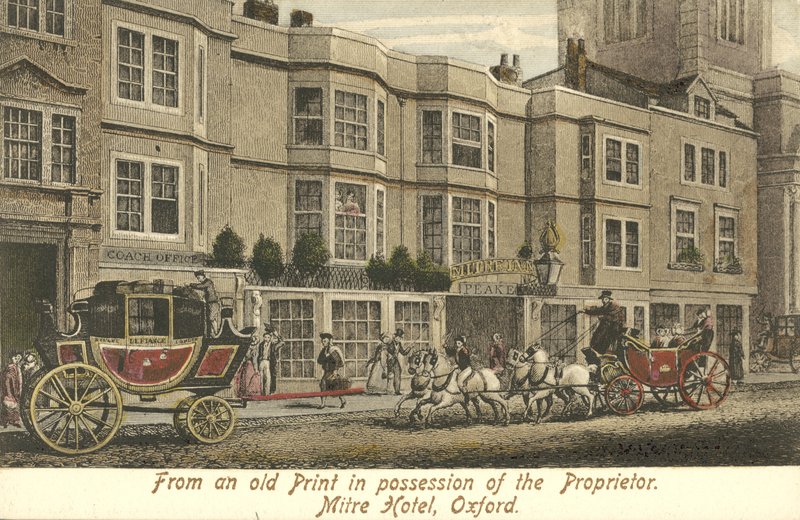 Het Mitre Hotel, Oxford door English School