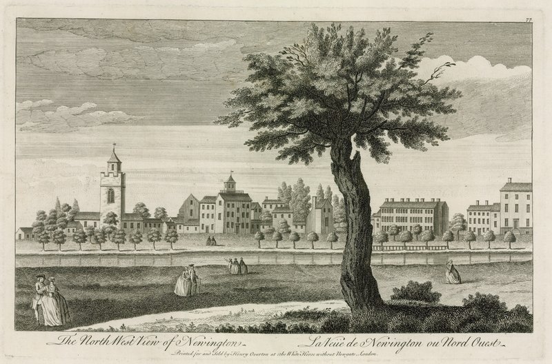 Het noordwestelijke uitzicht van Newington door English School