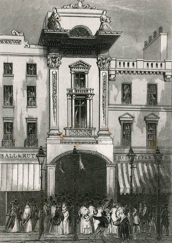 Het Oude Adelphi Theater door English School