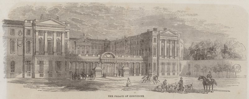 Het Paleis van Compiegne door English School
