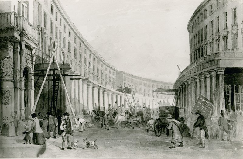 The Quadrant, Regent Street, Londen door English School