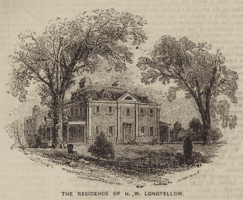 De Residentie van H W Longfellow door English School