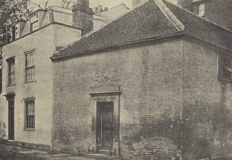 De School of Arms, enz., 1904 (gravure) door English School