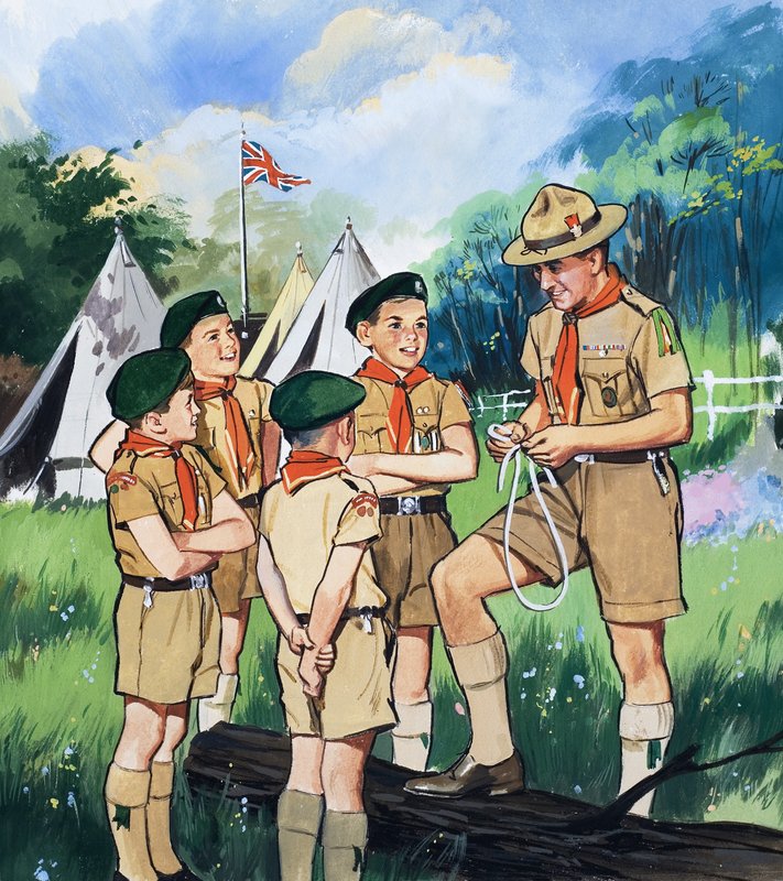 De scouts door English School