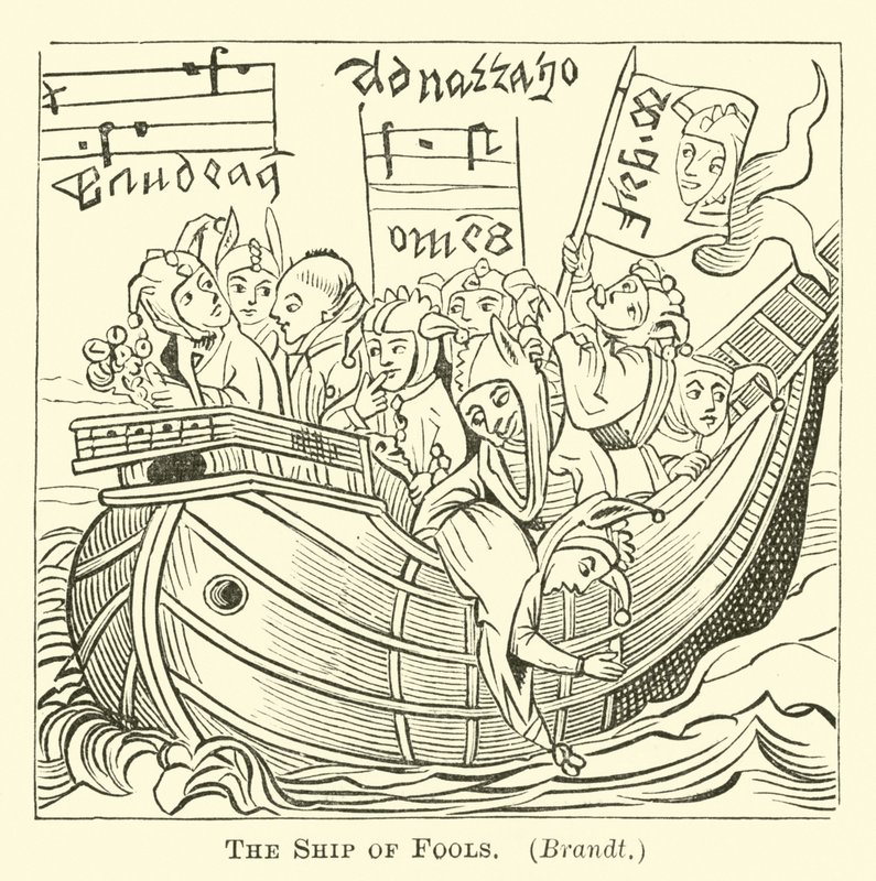 Het Narrenschip door English School