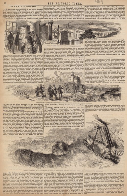 De Submarine Telegraph door English School