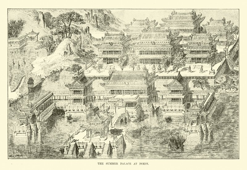 Het Zomerpaleis in Peking door English School