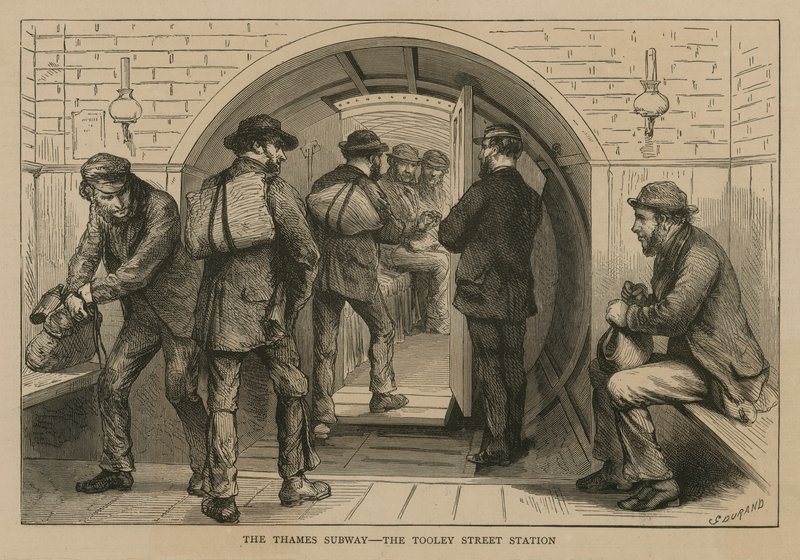 Het Tooley Street Station door English School
