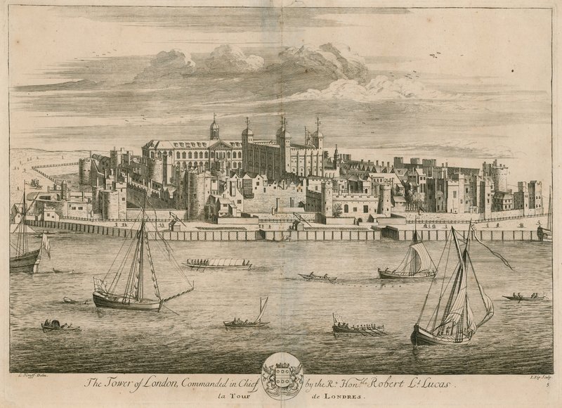 De Tower of London door English School