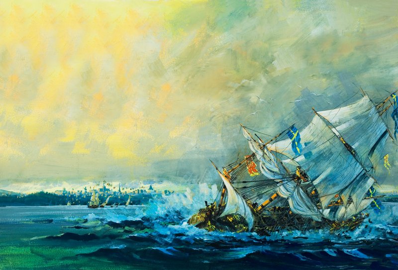 De Vasa zinkt door English School