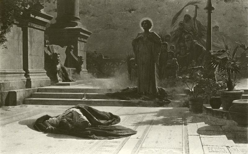 De slachtoffers van Galerius (gravure) door English School