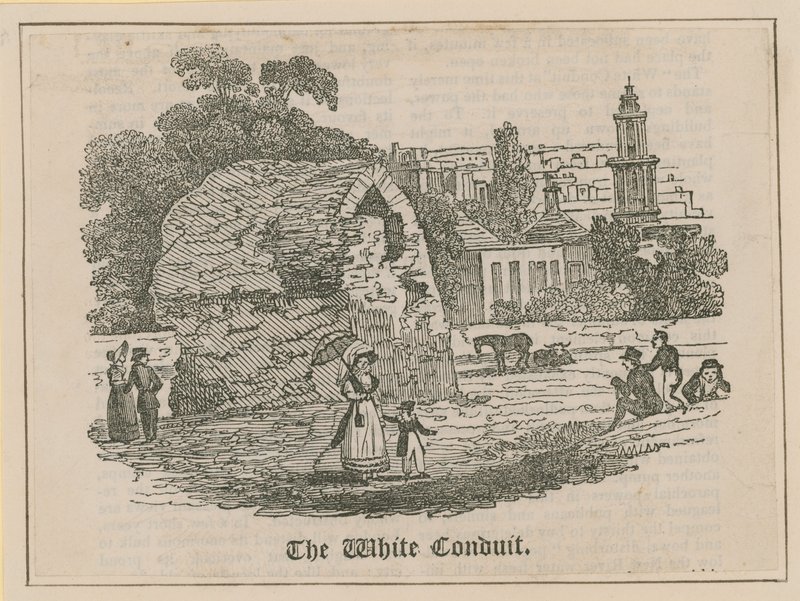 De White Conduit in Islington door English School