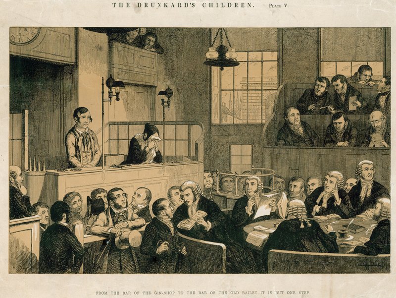 De bar van de Old Bailey door English School