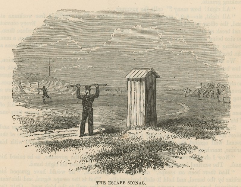 Het ontsnappingssignaal bij de Woolwich Hulks door English School