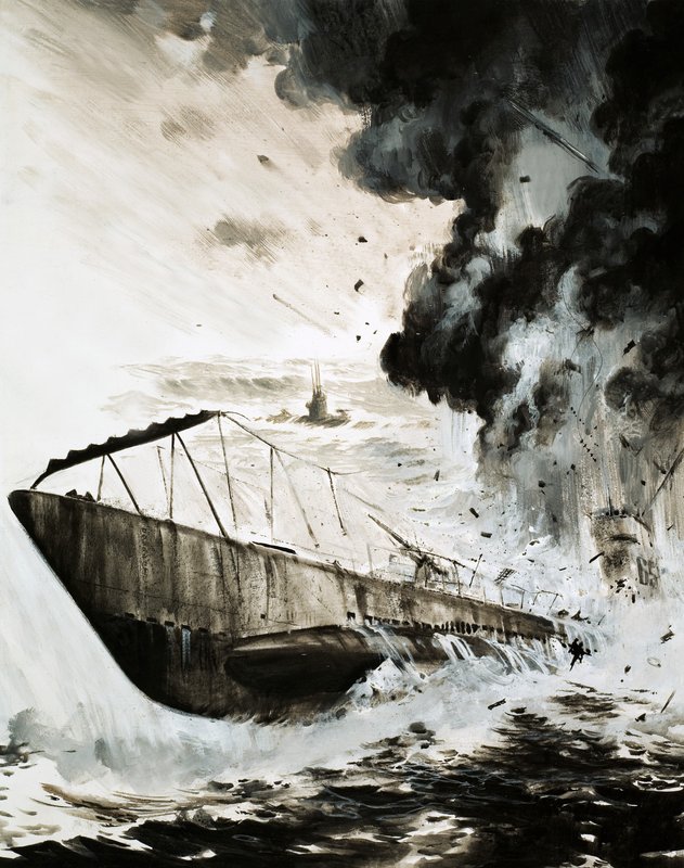 De spookachtige U-boot 65 door English School