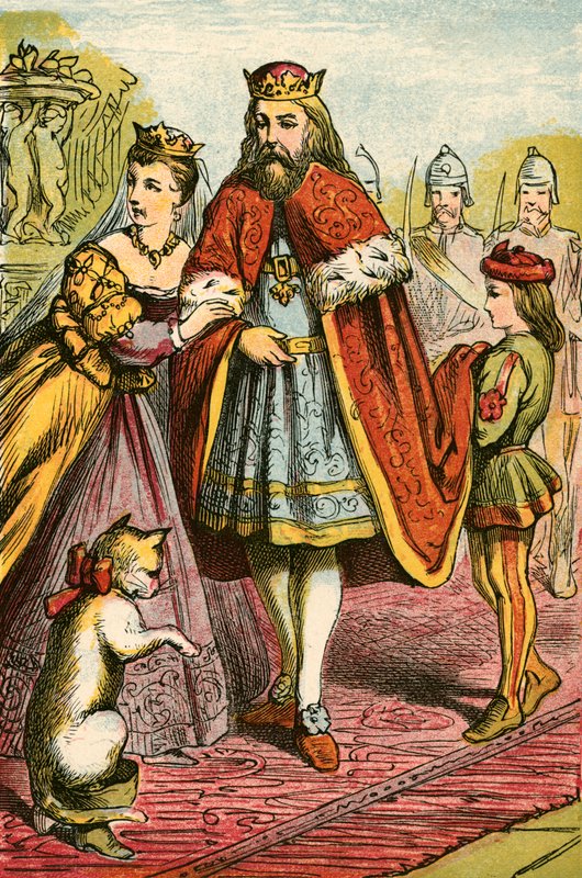 De koning en prinses bezoeken de markies door English School