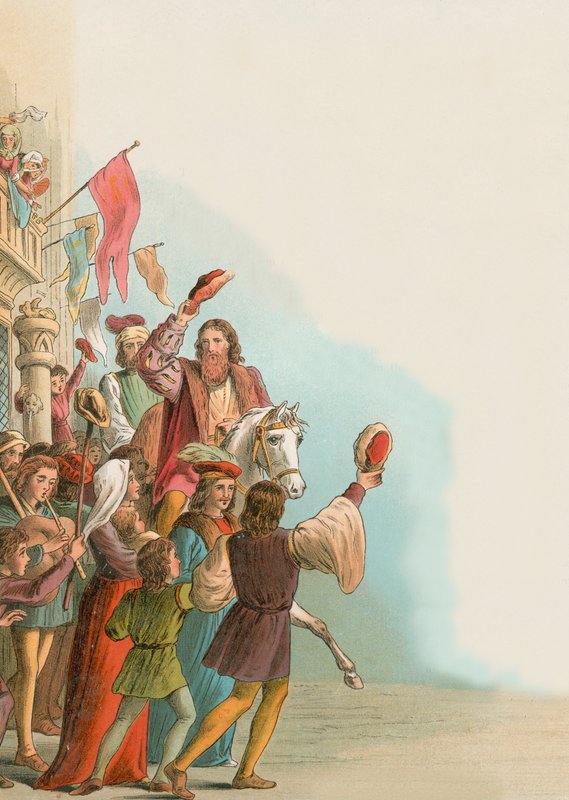 De Ontvangst van Columbus in Spanje door English School