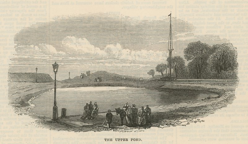 De bovenste vijver, Hampstead Heath door English School