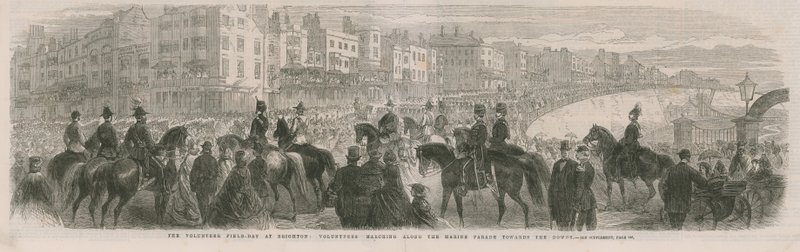 De vrijwilligers veld dag in Brighton door English School