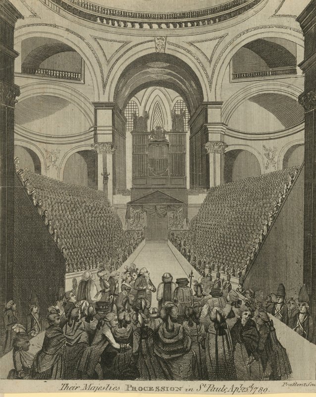 Hun Majesteiten processie in St Paul