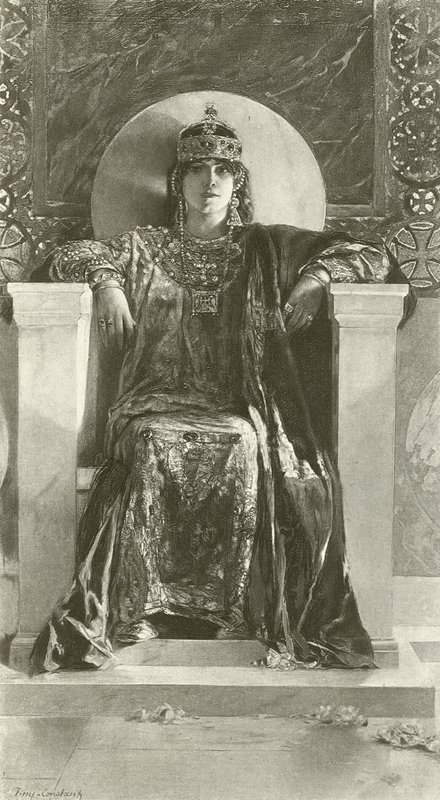 Theodora (gravure) door English School