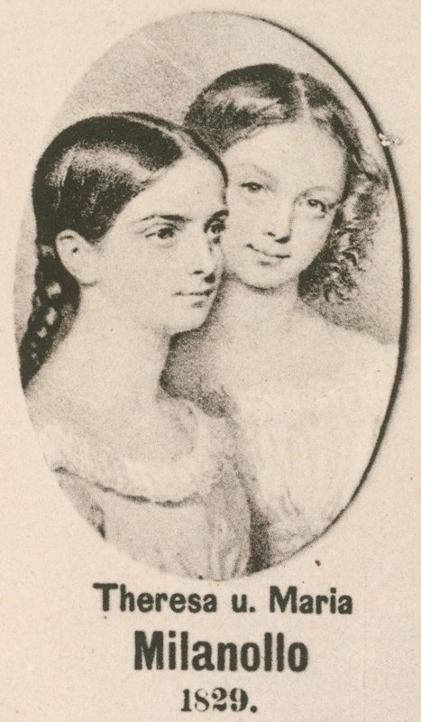 Theresa en Maria Milanollo door English School