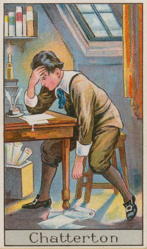 Thomas Chatterton door English School