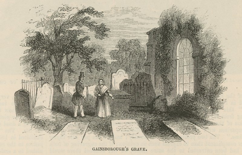 Thomas Gainsboroughs graf door English School