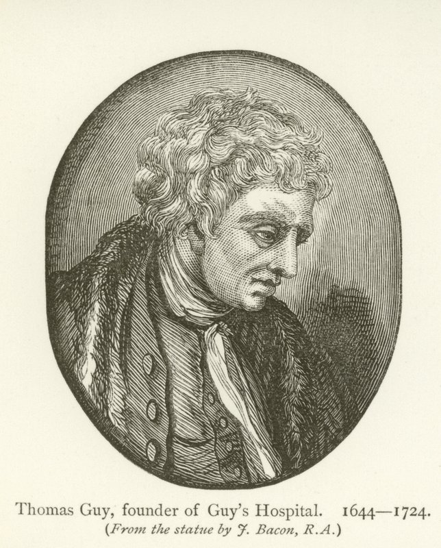 Thomas Guy, oprichter van Guys Hospital door English School