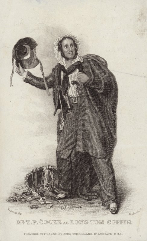 Thomas Potter Cooke als Long Tom Coffin door English School