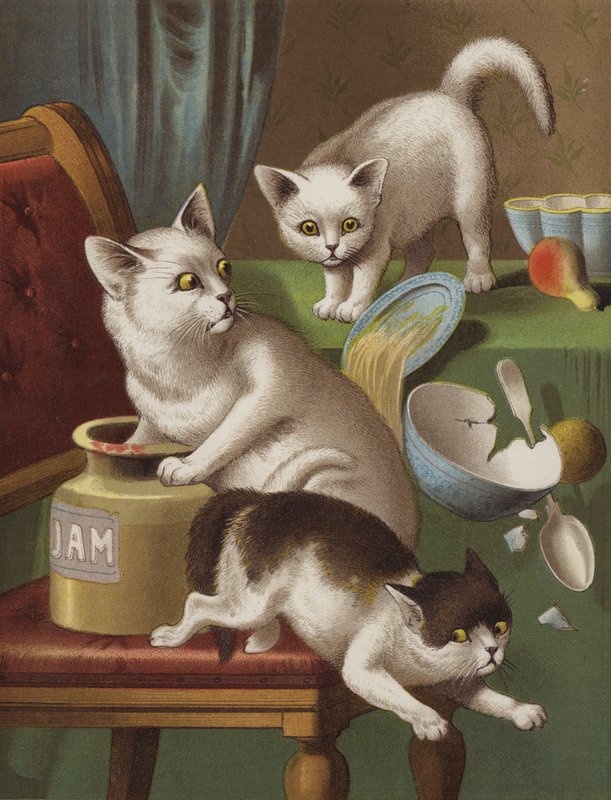 Drie Kitten Dieven door English School