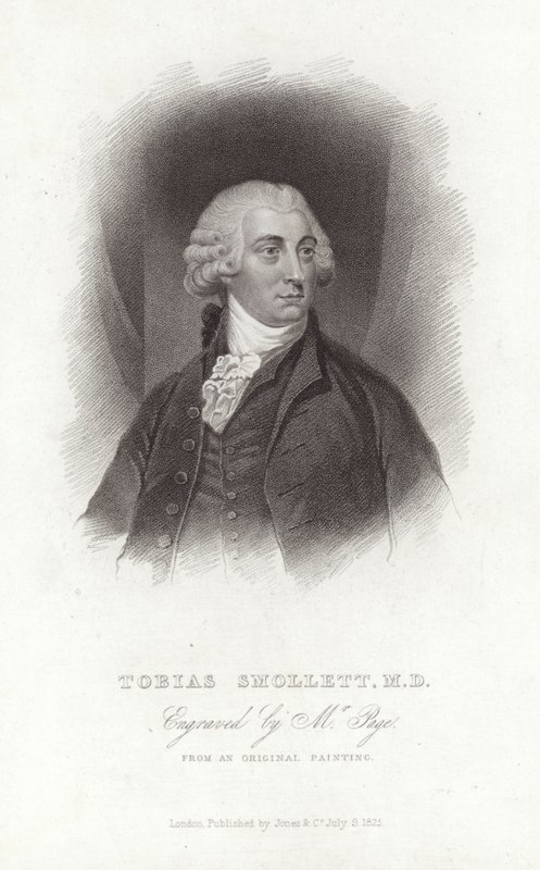 Tobias George Smollett door English School