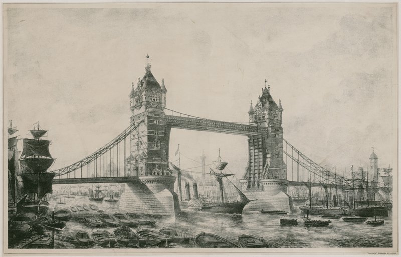 Tower Bridge, Londen door English School
