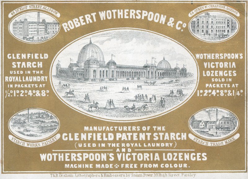 Handelskaart, Robert Wotherspoon & Co door English School
