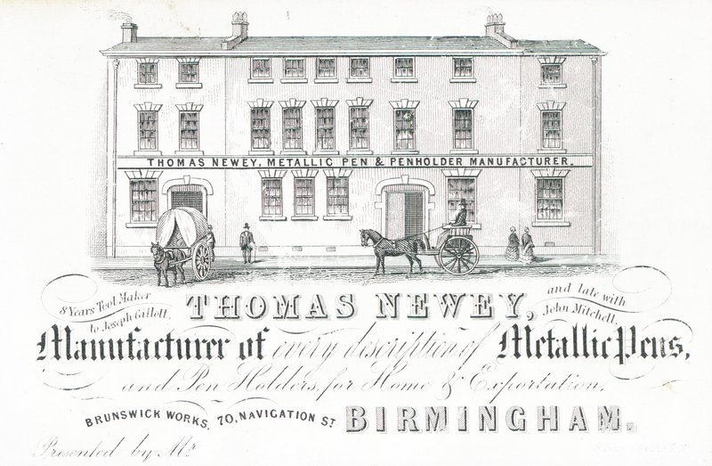 Handelskaart, Thomas Newey door English School