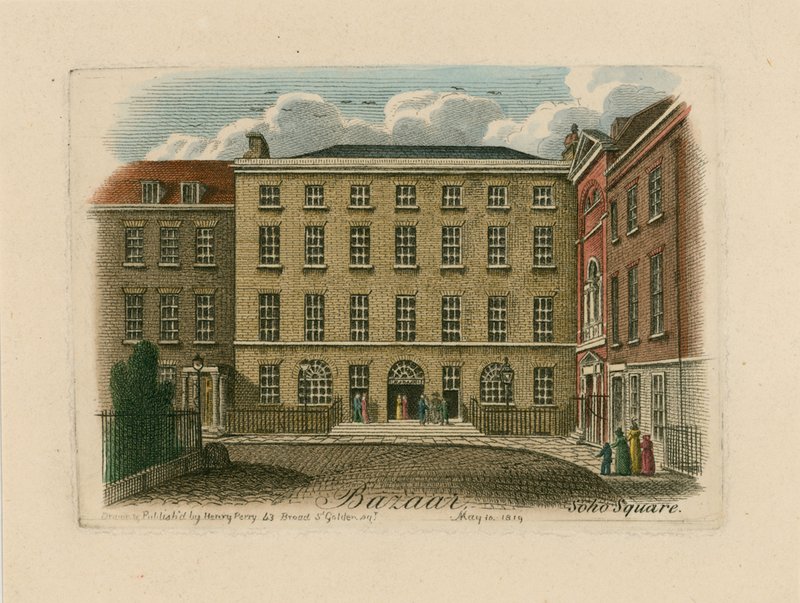 Trotters Bazaar, Soho Square door English School