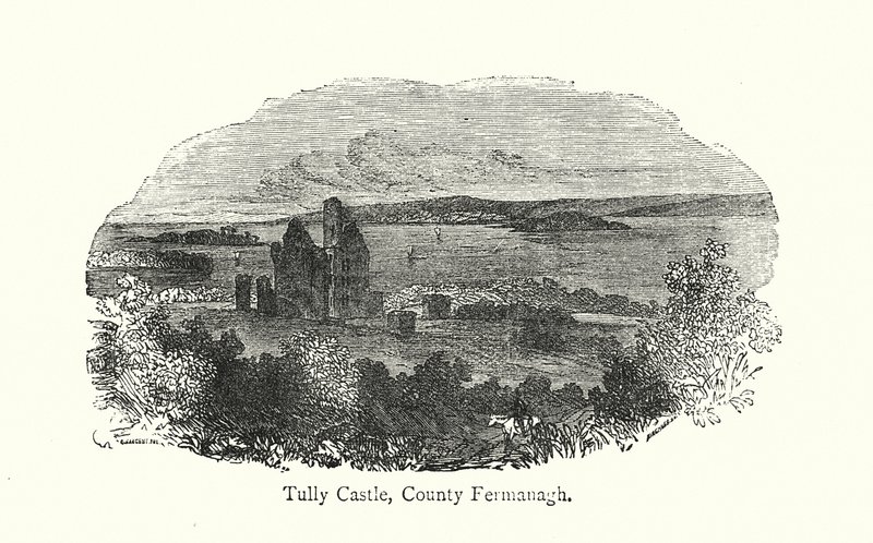 Tully Kasteel, County Fermanagh door English School