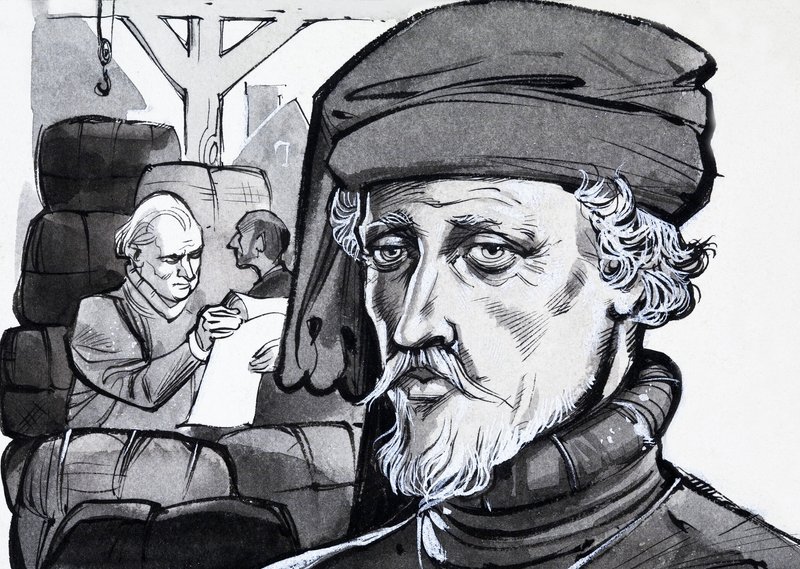 Ongeïdentificeerd portret van koopman door English School