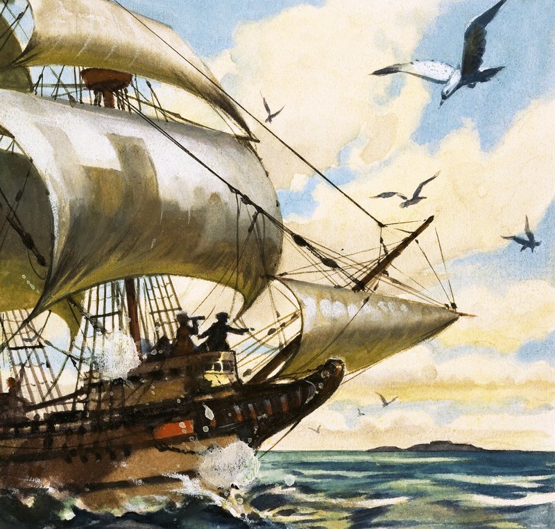 Onbekende zeilboot door English School