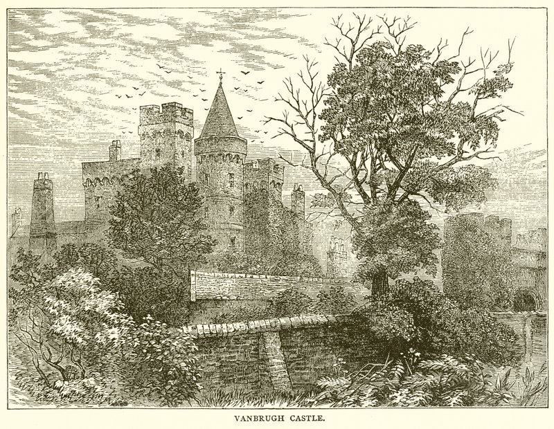 Vanbrugh Kasteel door English School