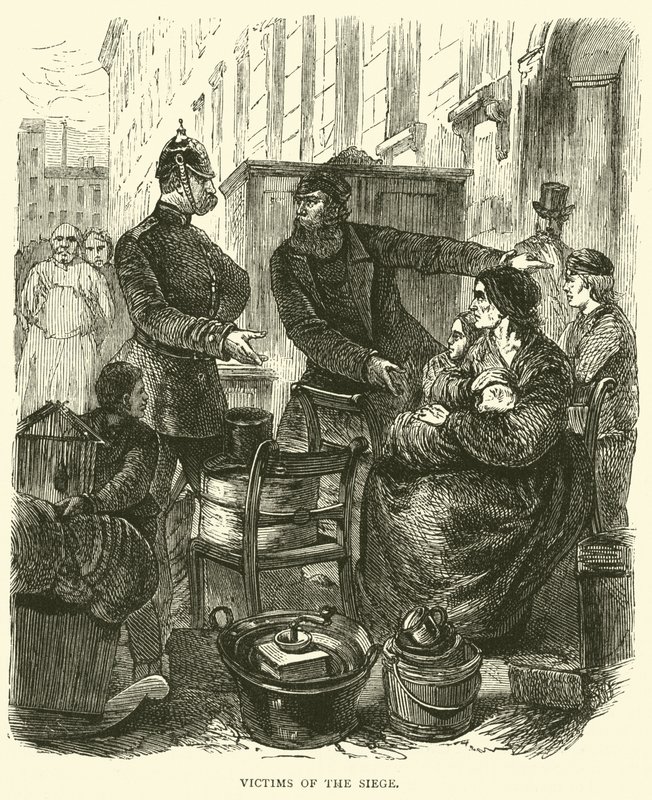 Slachtoffers van de belegering, februari 1871 door English School